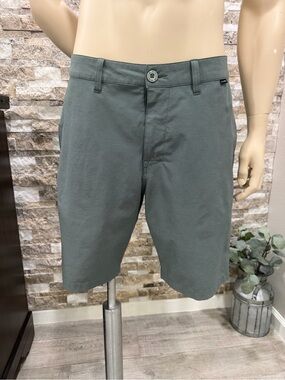 Travis Mathew Men's Slate Green Hybrid Shorts
